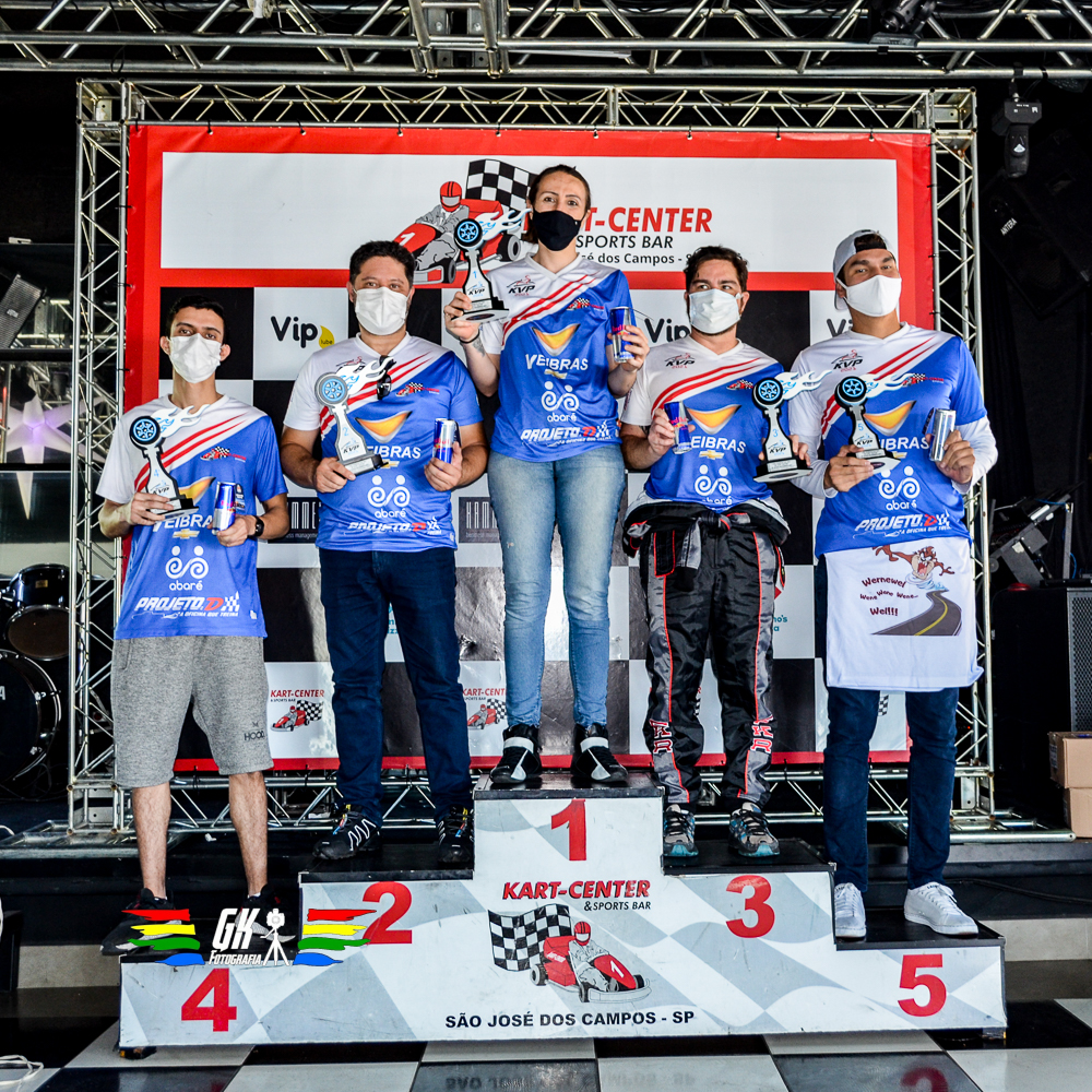Estréia como piloto de kart na Liga KVP em SJC - SP Pódio da Light na Liga KVP